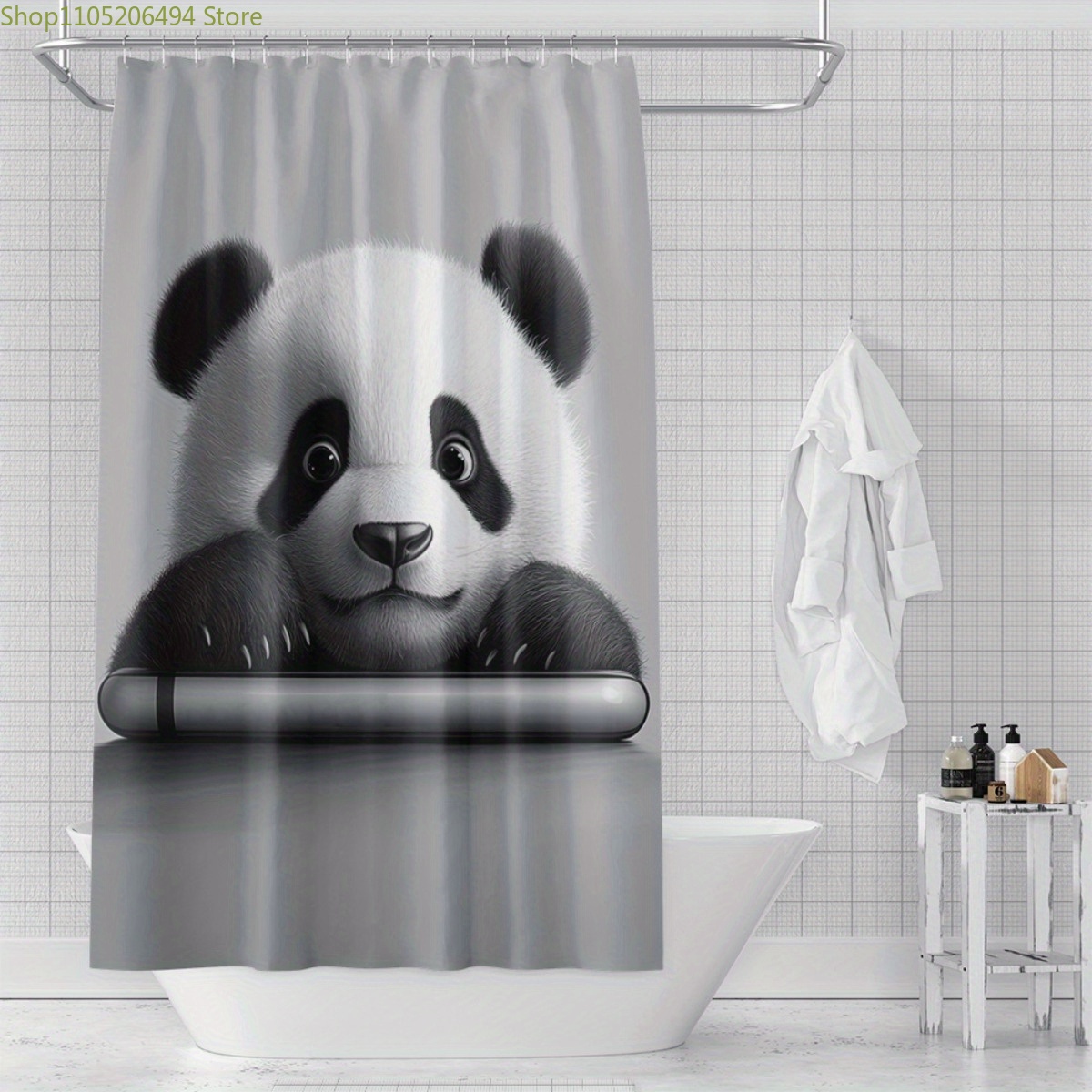 Adorable Home Bathroom Ideas - Tenda da Doccia con Simpatico Orso