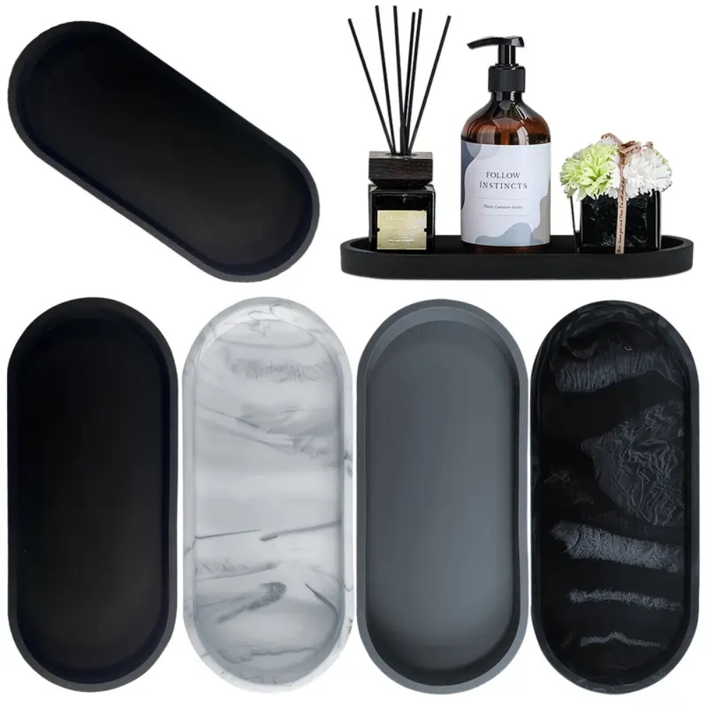 Home Essentials Bathroom Rack - Vassoio in silicone per spogliatoio da