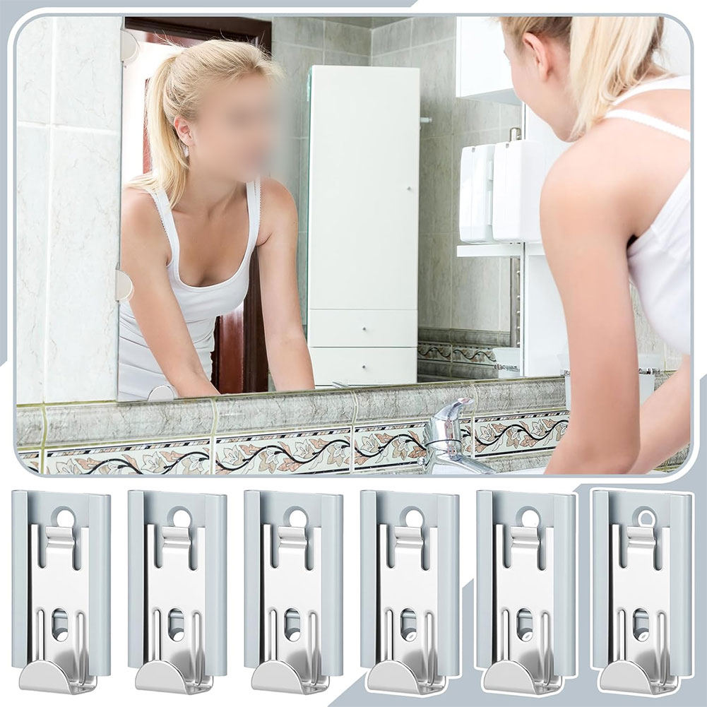 Home Hardware Bathroom Mirrors - Clip regolabili per specchi da bagno