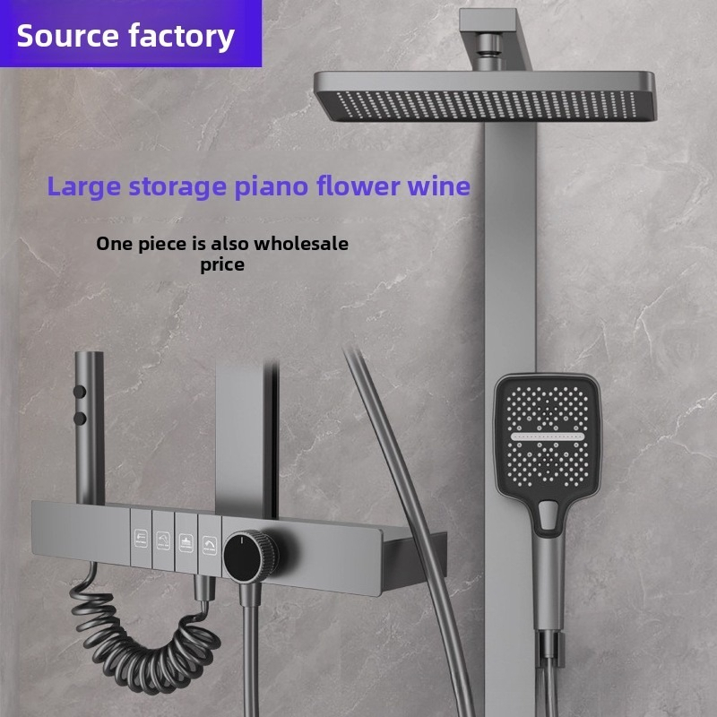 Home Bathroom Set - Set Doccia Digitale con Pressione Potenziata