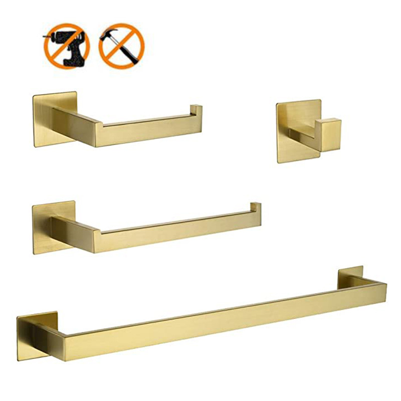 Home Bathroom Set - Set di 4 Accessori da Bagno