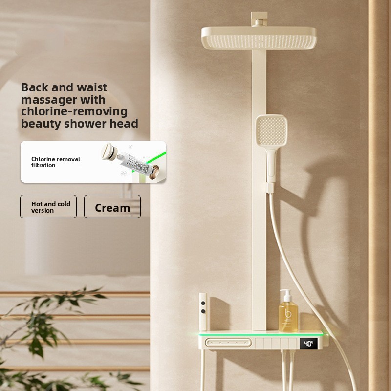 Home Bathroom Set - Set Doccia in Rame con Display