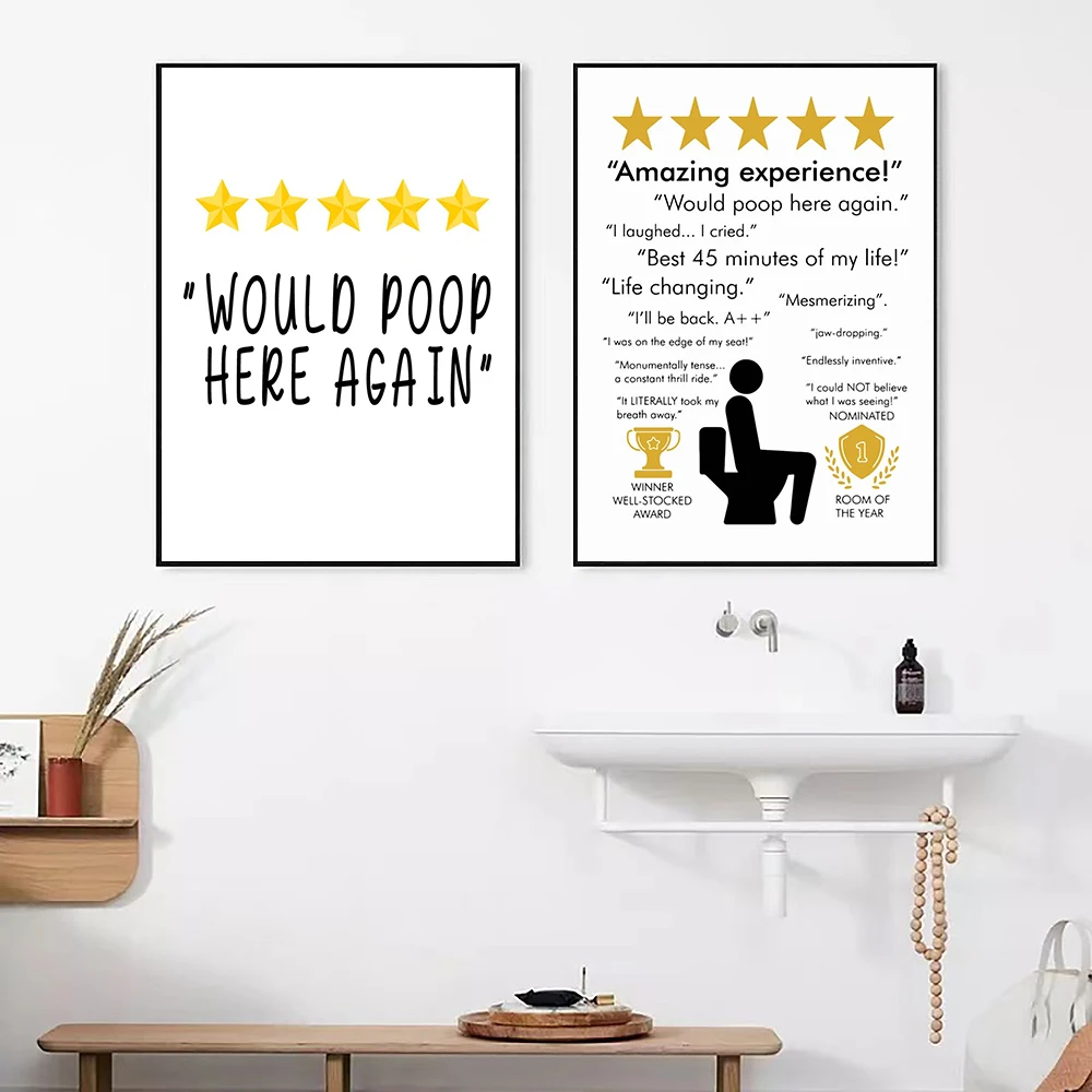Toilette Humour cattivo odore  - Home Bathroom Rules recensione e prezzo