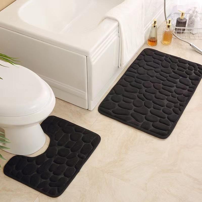 Set di Tappeti da Bagno Grigi  - Home Toilet Bathroom Design recensione e prezzo