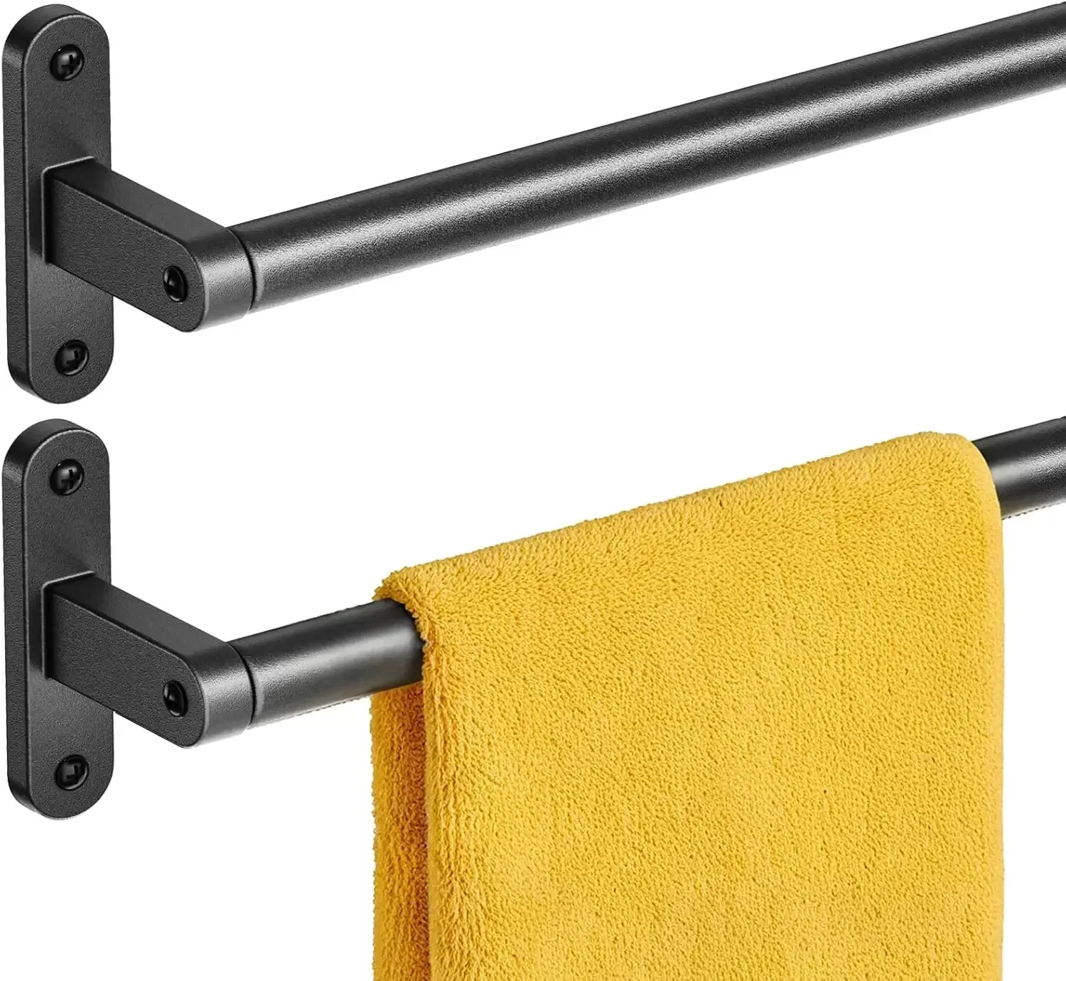 Portasciugamani nero opaco per - Home Essentials Bathroom Rack recensione e prezzo