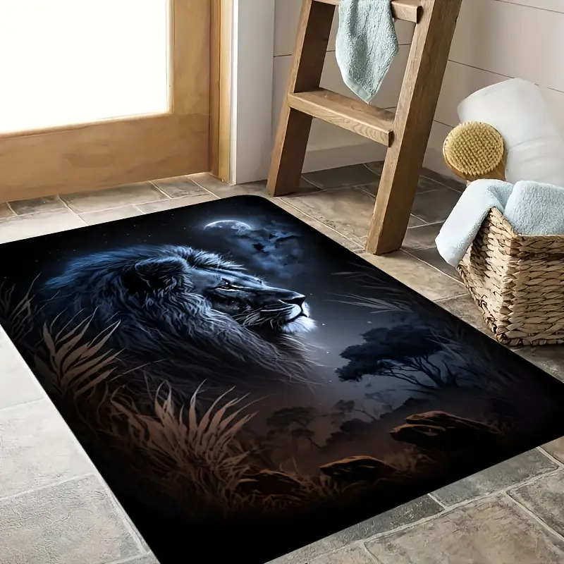 Tappeto Starry Night Lion - Ta - Home Toilet Bathroom Design recensione e prezzo