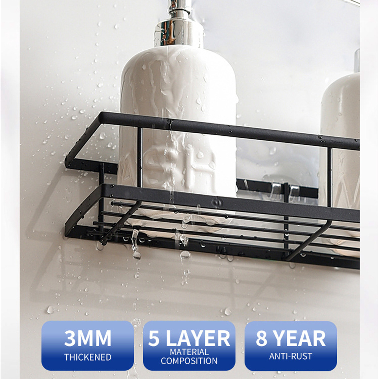 Set Organizzatore per Bagno, M - Home Essentials Bathroom Rack recensione e prezzo