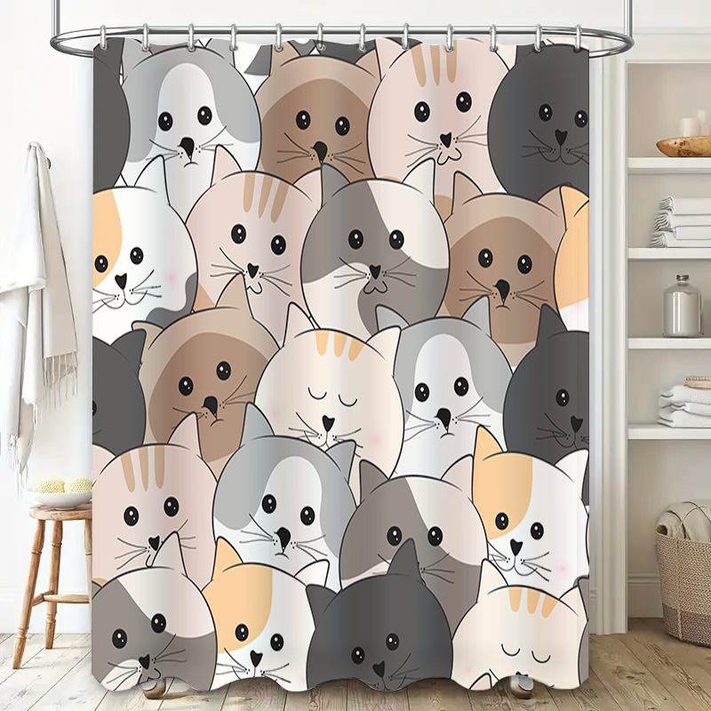 Adorabile tenda da doccia con  - Adorable Home Bathroom Ideas recensione e prezzo