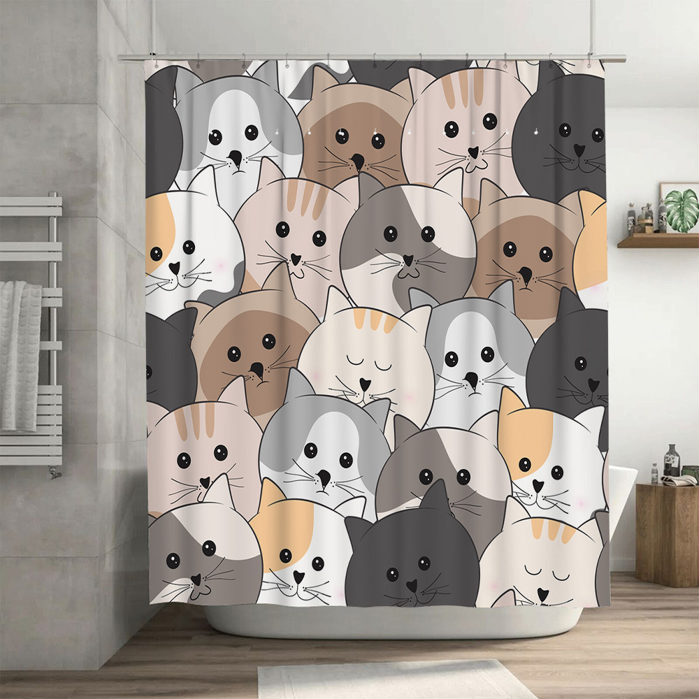 Adorabile tenda da doccia con  - Adorable Home Bathroom Ideas recensione e prezzo