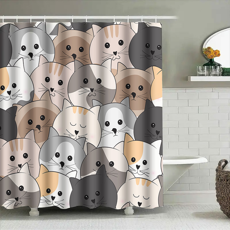 Adorabile tenda da doccia con  - Adorable Home Bathroom Ideas recensione e prezzo