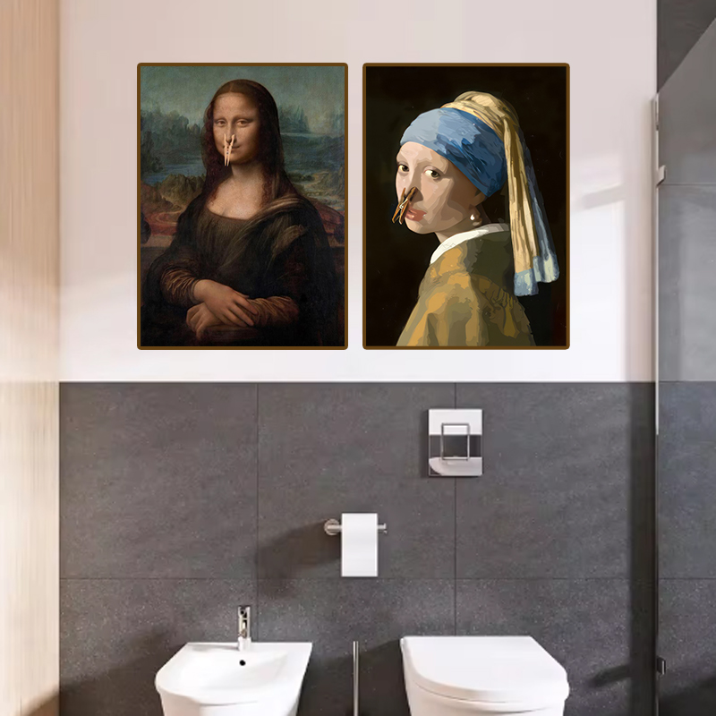 1 Pezzo Divertente Decorazione - Home Toilet Bathroom Design recensione e prezzo