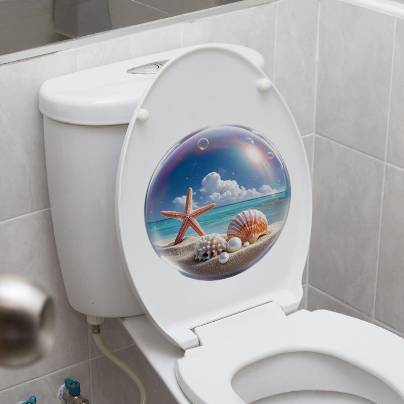 Adesivo per WC a tema oceano,  - Home Toilet Bathroom Design recensione e prezzo