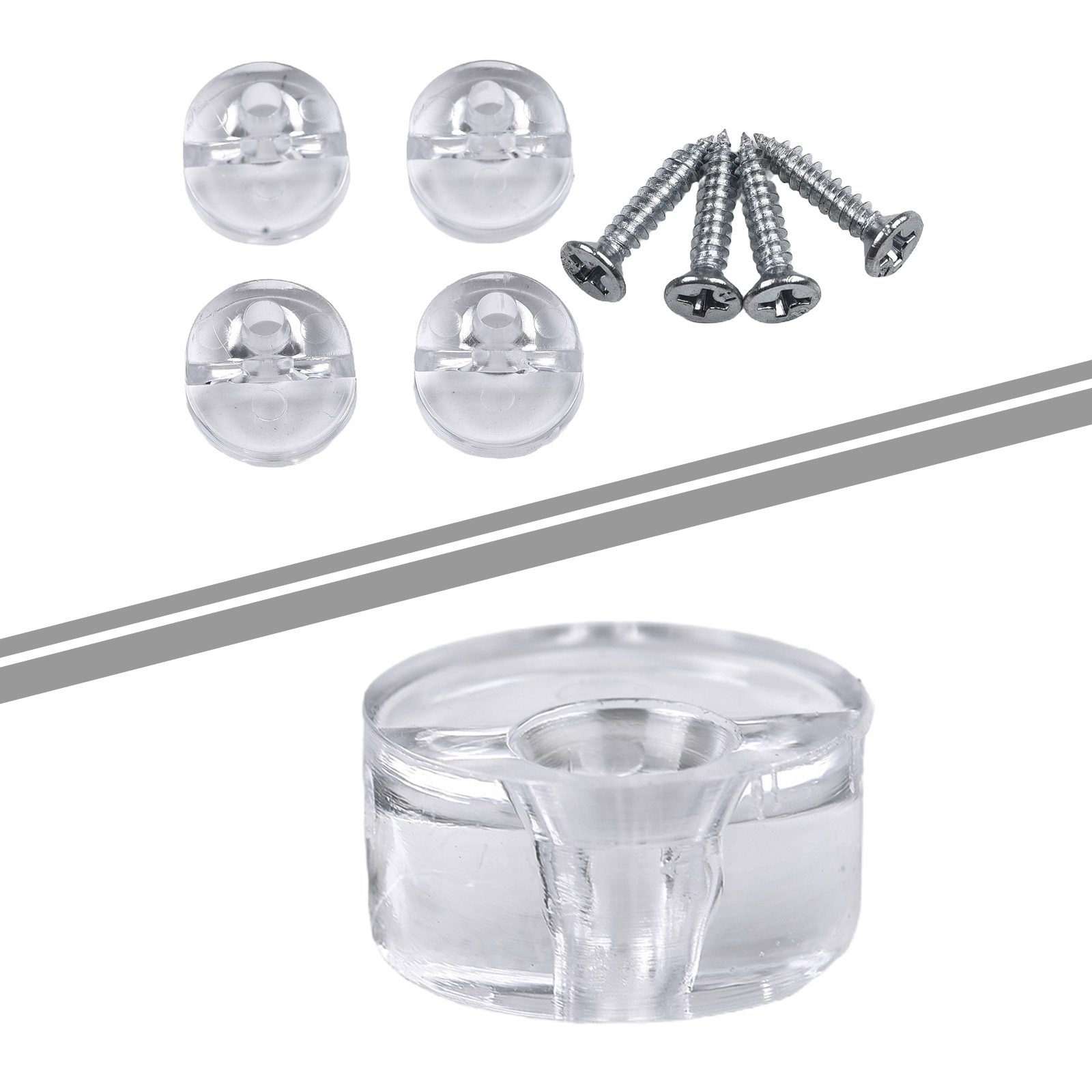 4 pezzi clip di fissaggio per  - Home Hardware Bathroom Mirrors recensione e prezzo